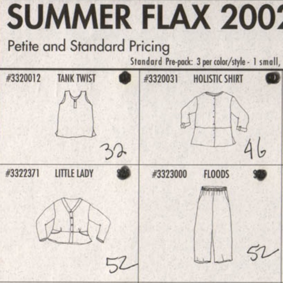 VINTAGE Flax Little Lady shirt Sz 1G - Picture 4 of 6